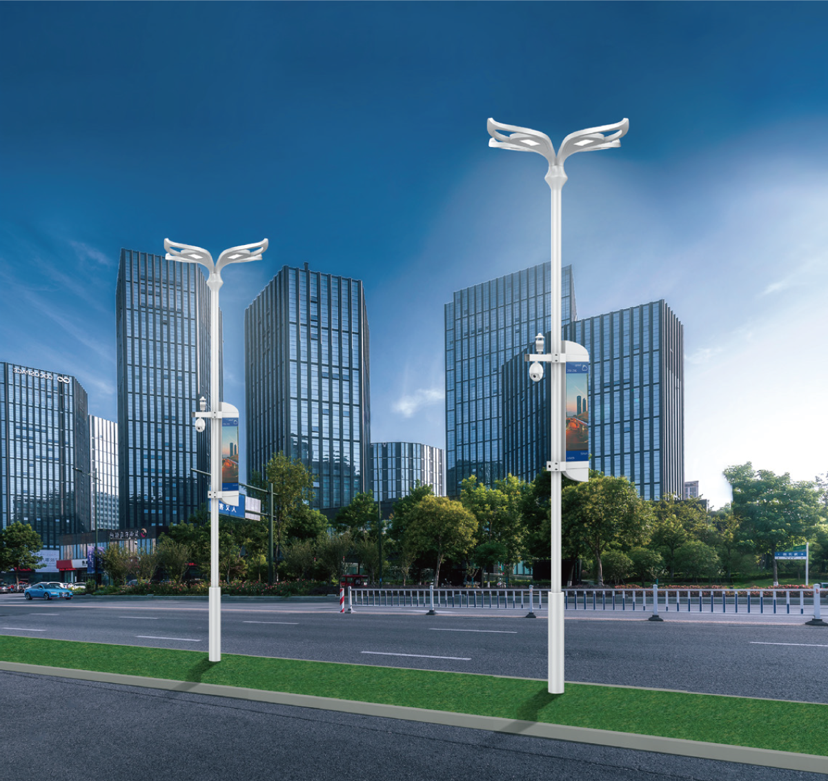 水芙蓉,智慧路灯,智慧灯杆,智能路灯,智能灯杆