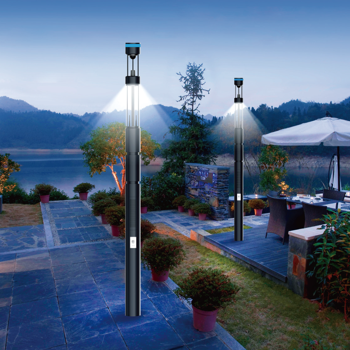 墨竹系列,智慧路灯,智慧灯杆,智能路灯,智能灯杆,上海三思