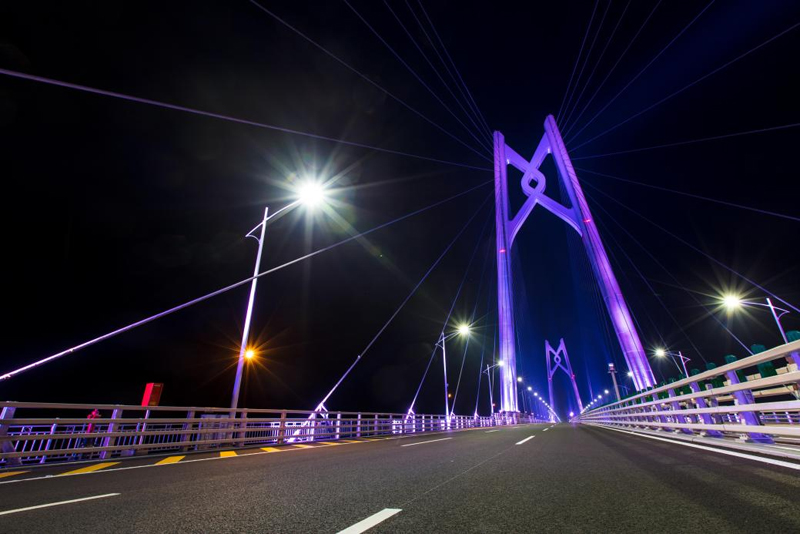 三思照明竣工项目--港珠澳大桥现场拍摄图