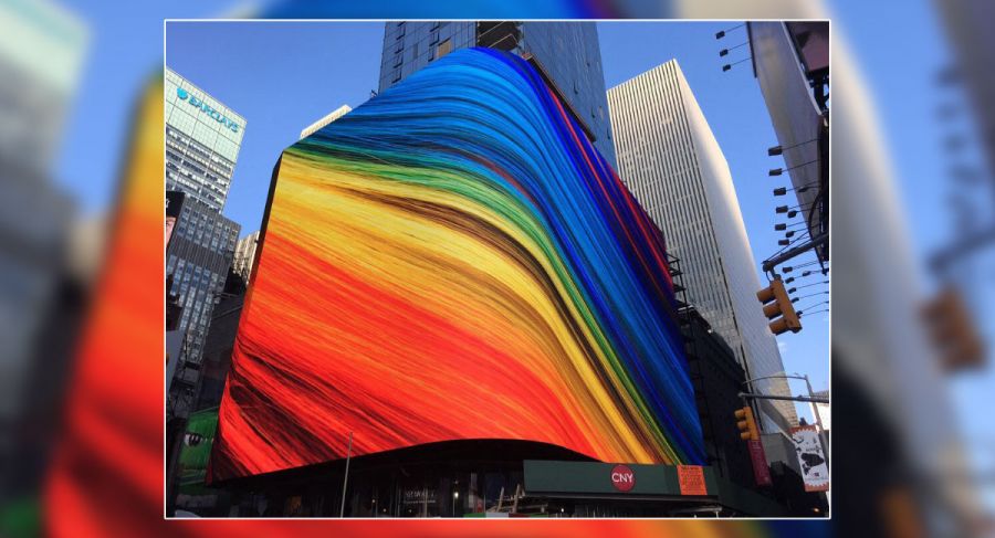 三思户外LED显示屏案例——纽约时代广场 三思户外LED显示屏案例——纽约时代广场