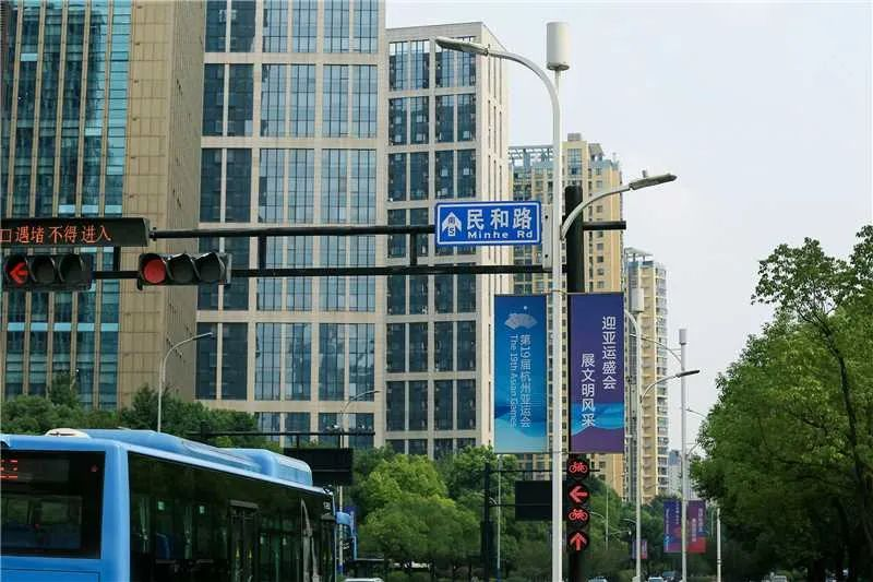 三思,智慧灯杆,“10+N”模式点亮杭城网红打卡街