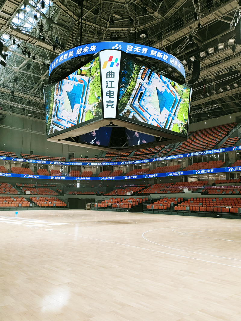 西安曲江竞技中心,三思,LED显示,助力男排,奥运,资格赛