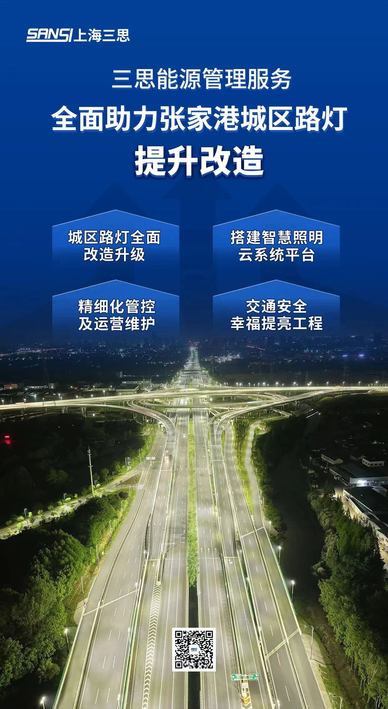 重磅,三思,能源管理服务,全面助力,张家港,城区,路灯升级改造